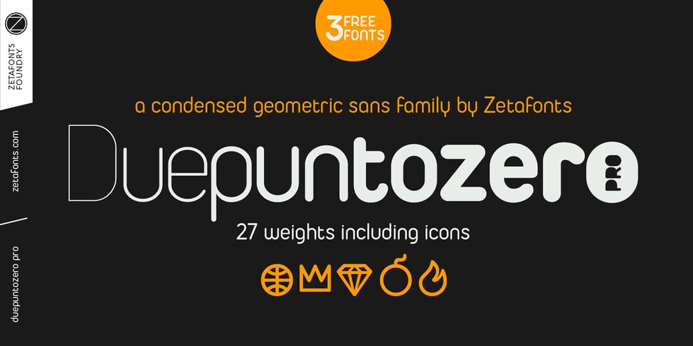 Duepuntozero Pro font