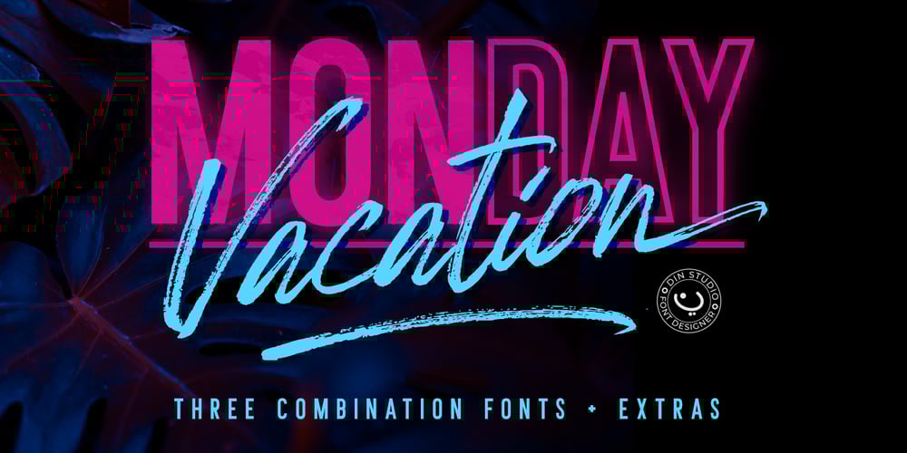 Monday Vacation font