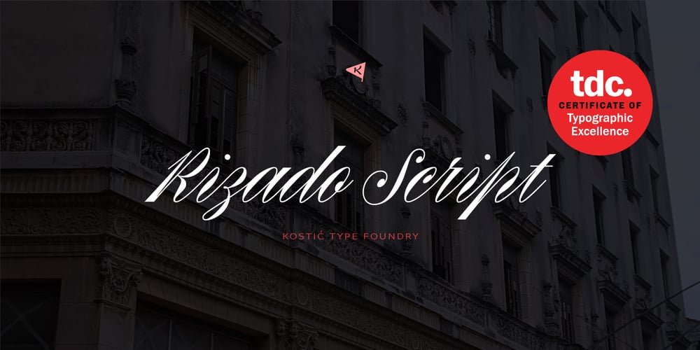 Rizado Script font