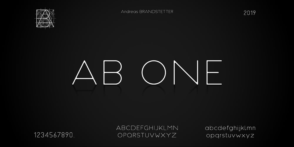 AB One font