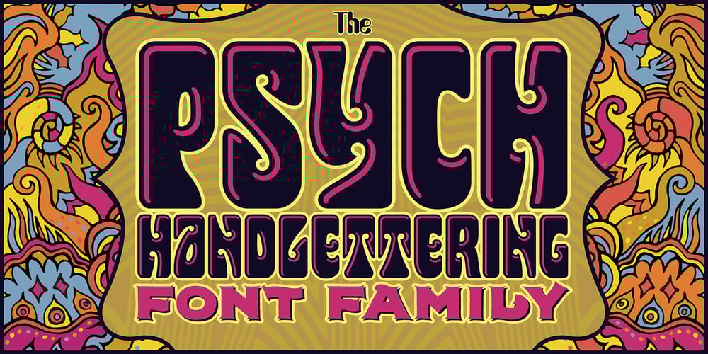 Psych Handlettering font