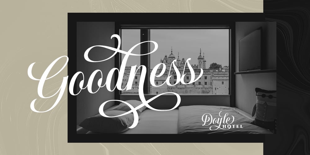 Hougbon Script font