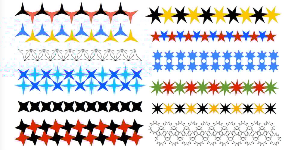 Ingy Star Tilings font