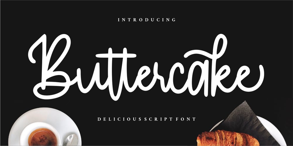 Buttercake font