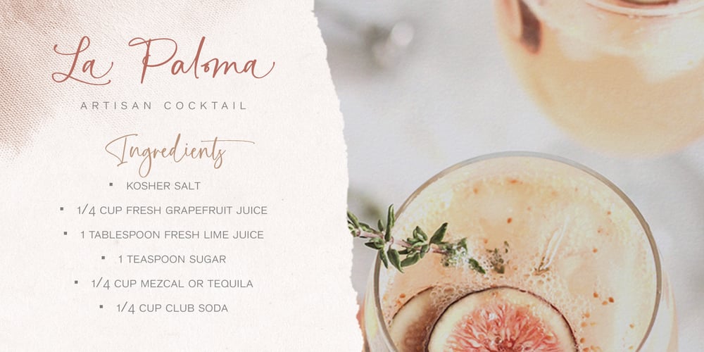 La Paloma Script font