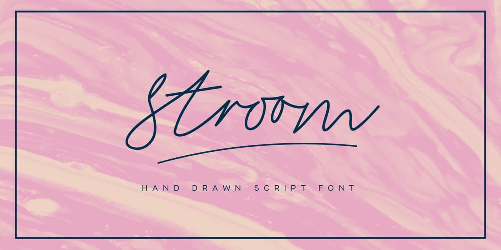 Stroom Script font