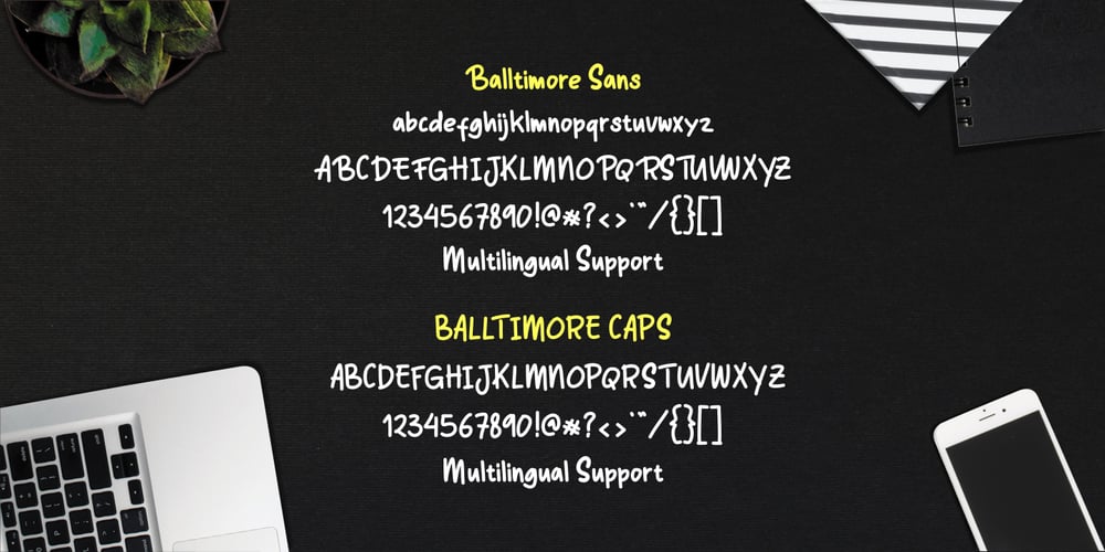 Balltimore Sans font