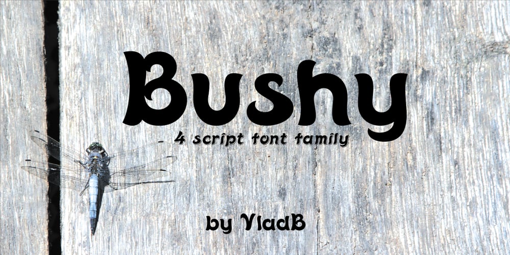 Bushy font