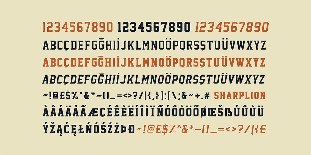 Sharplion font