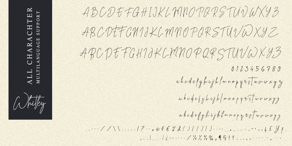Whitley font