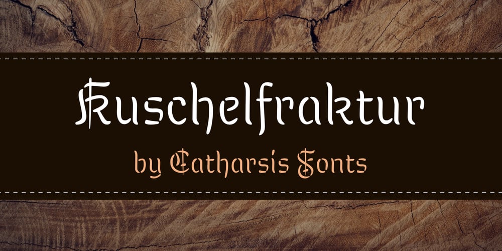 Kuschelfraktur font