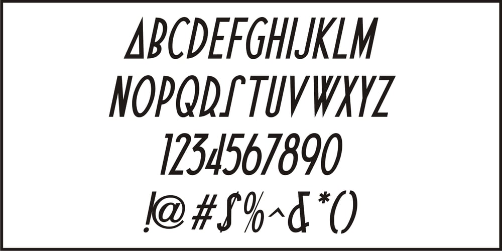 Fine Food JNL font