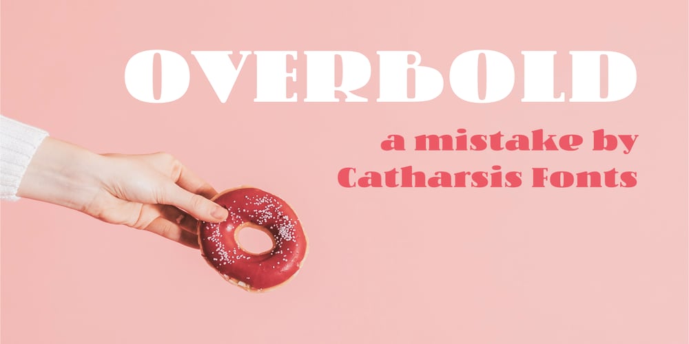 Overbold font