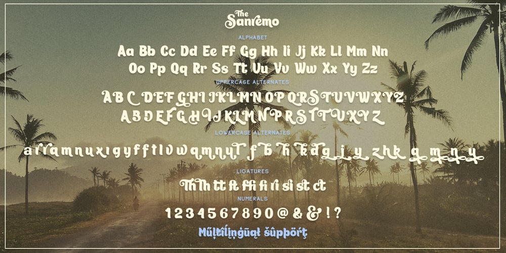 Sanremo font