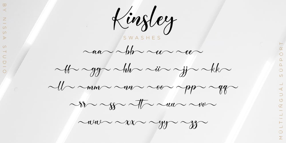 Kinsley font