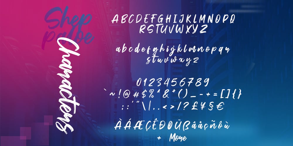 Sheppaloe font