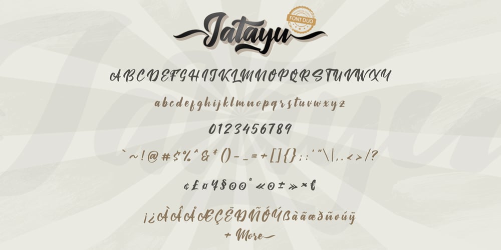 Jatayu font
