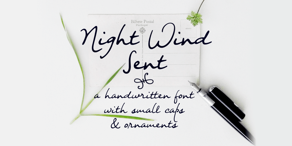 Night Wind Sent font