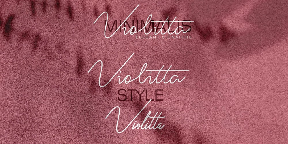 Violitta font
