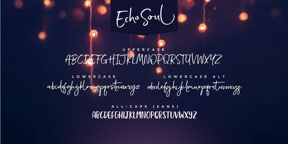 Echo Soul font