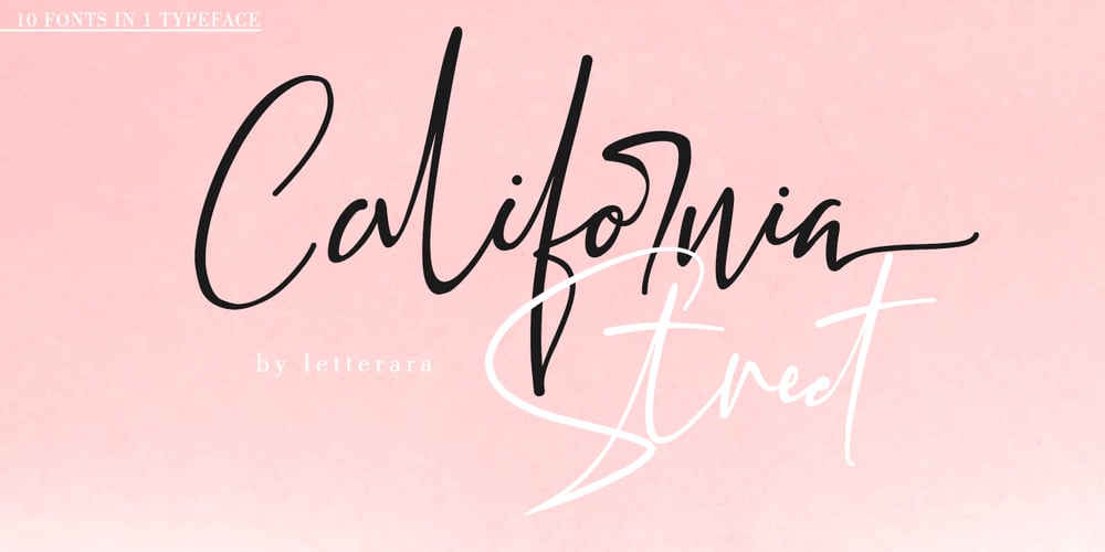 California Street font