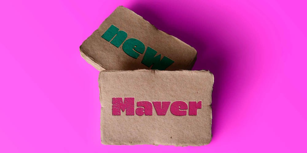 Maver font