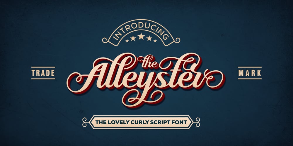 Alleyster font