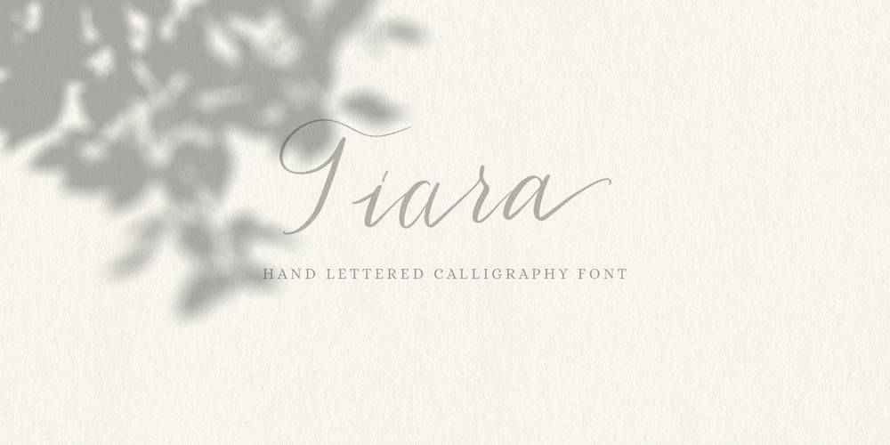 Tiara font