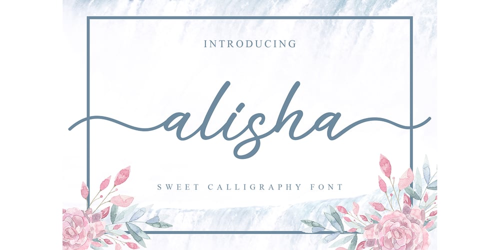 Alisha font
