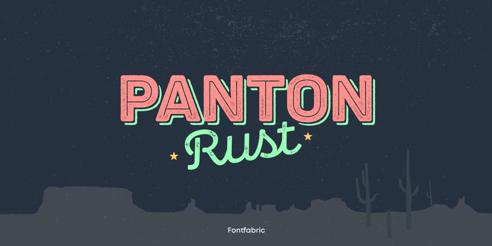 Panton Rust font