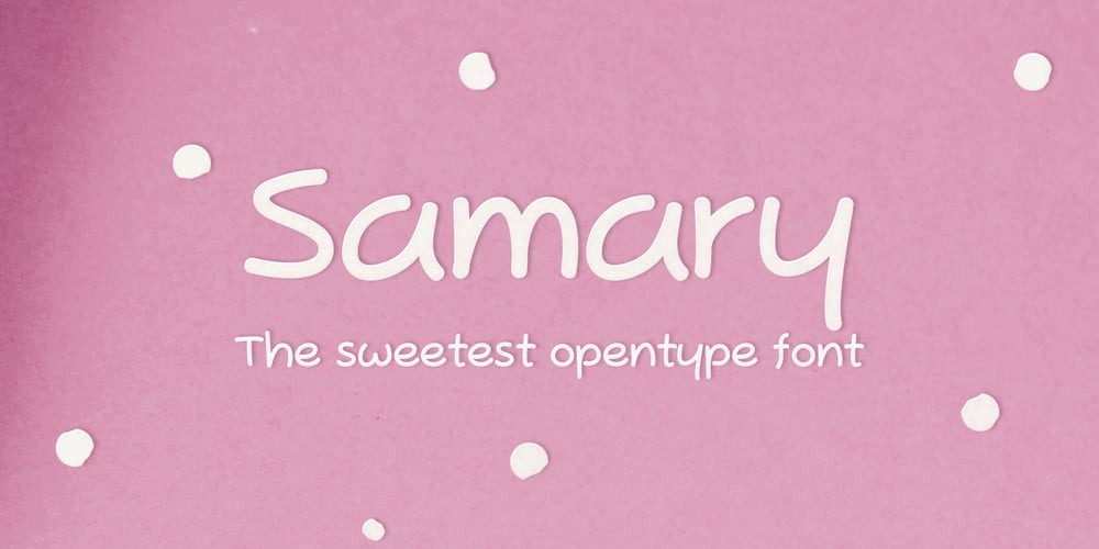Samary font