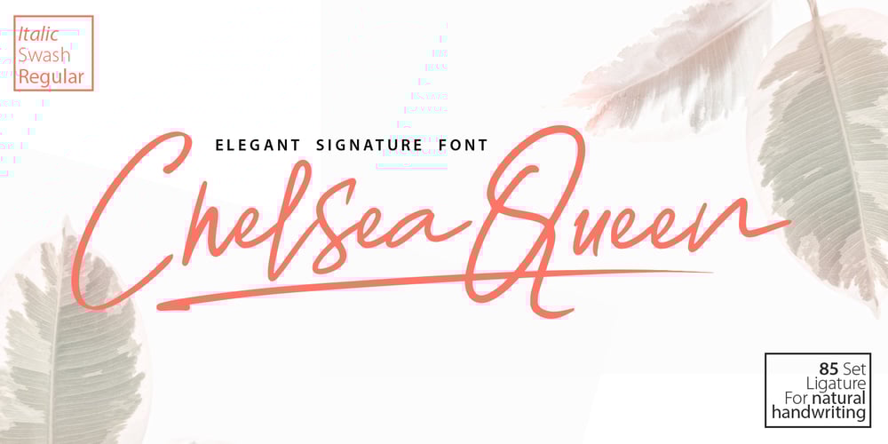 Chelsea Queen font
