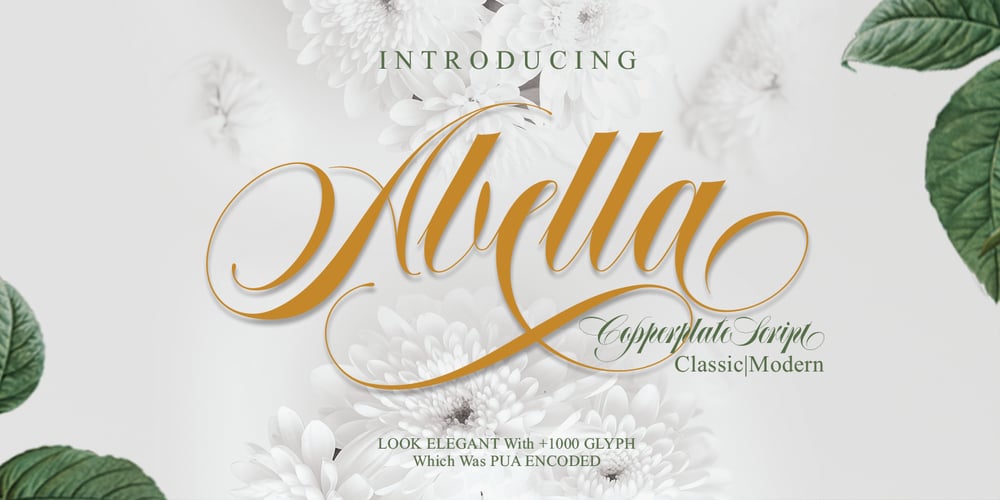 Abella Script font