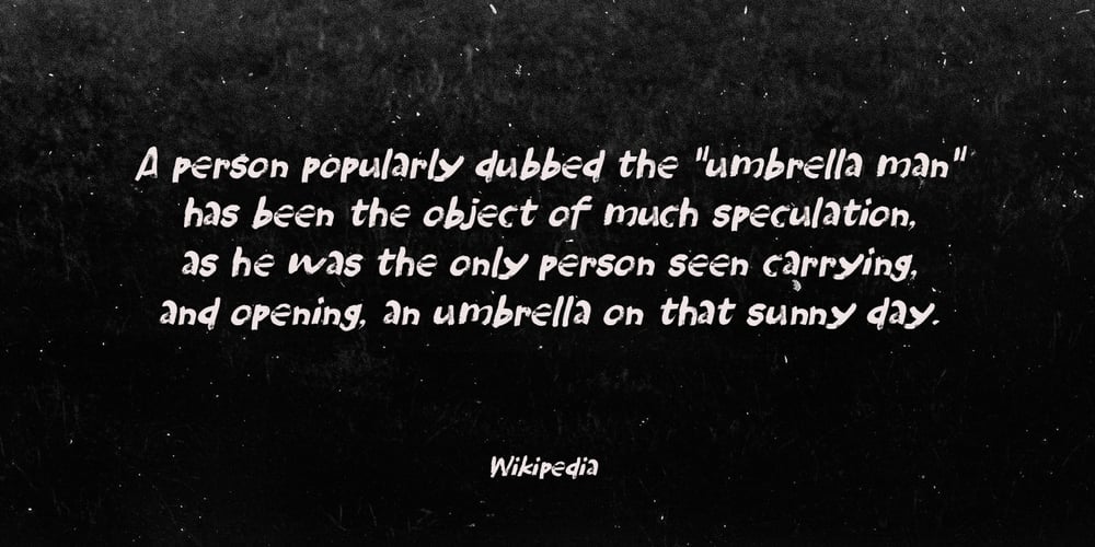 Umbrella Man font