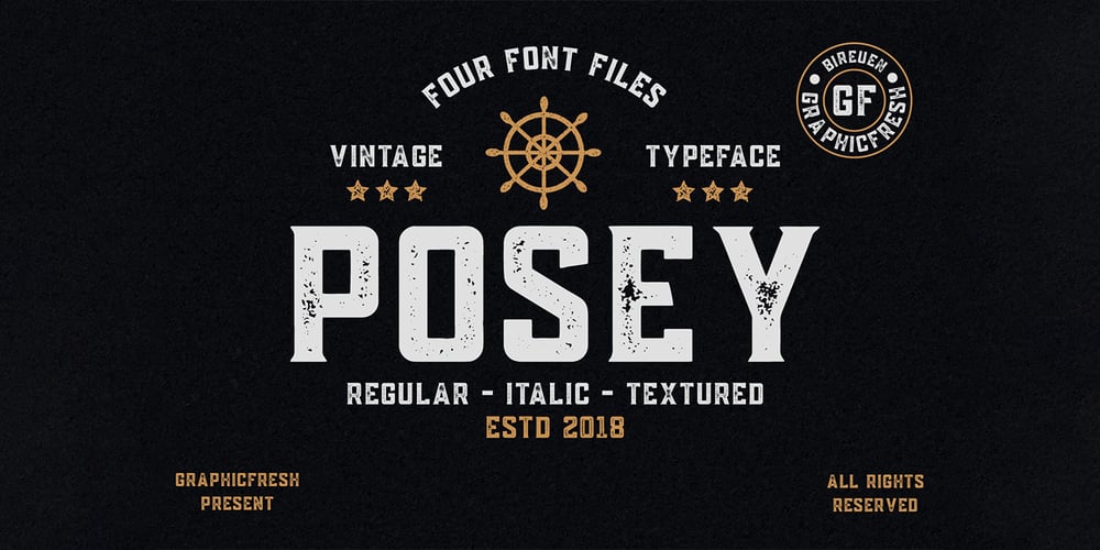 Posey font