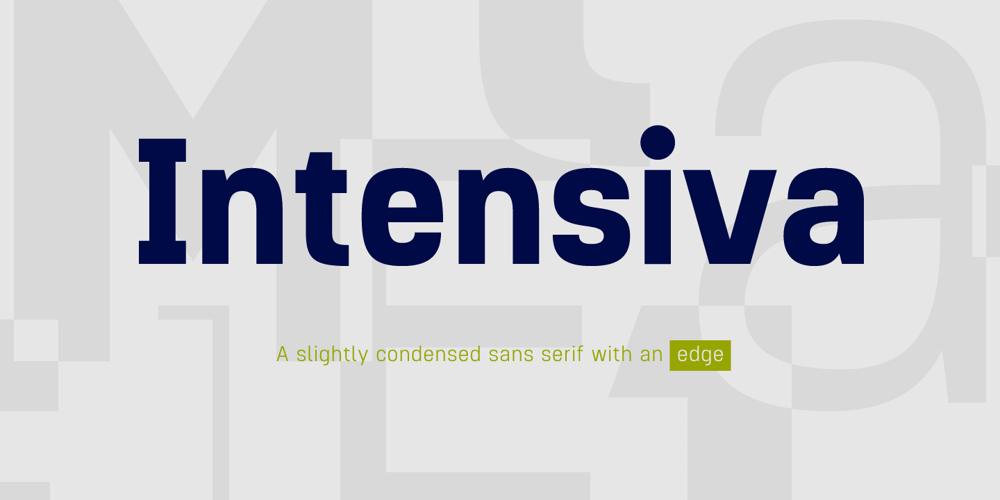 Intensiva font