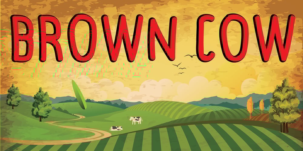Brown Cow font