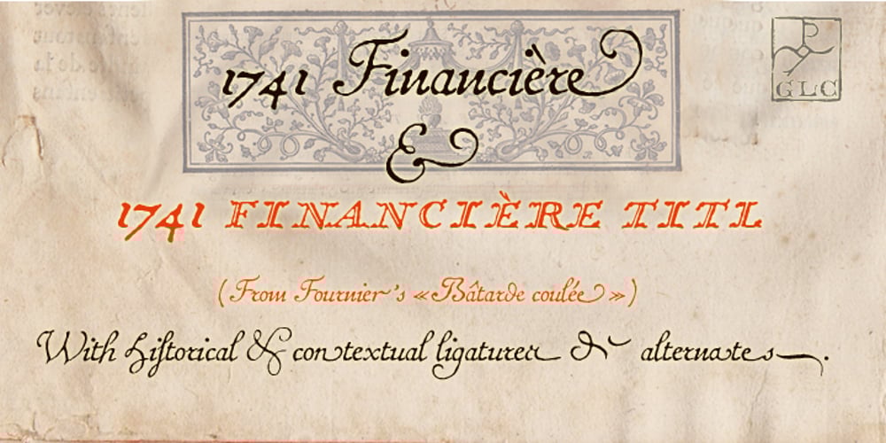 1741 Financiere font
