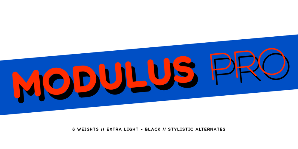 Modulus Pro font