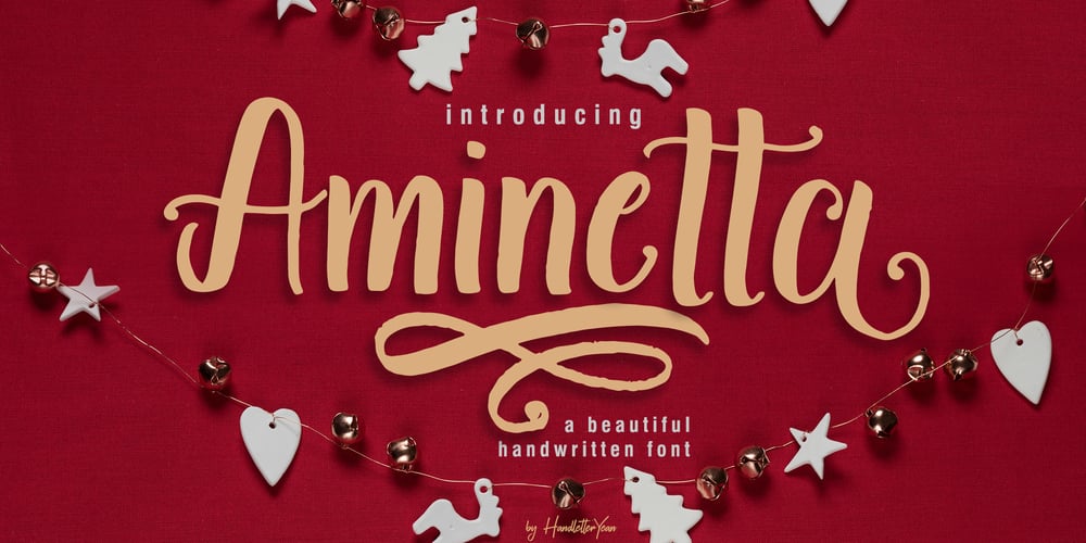 Aminetta font