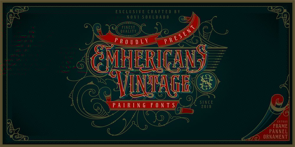 NS Emhericans Vintage font