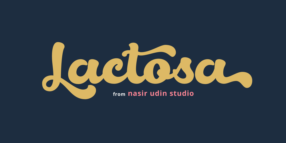 Lactosa font