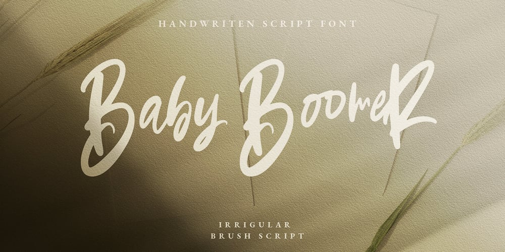 Baby Boomer font