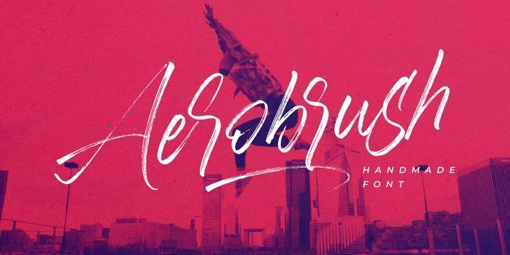 Aerobrush font