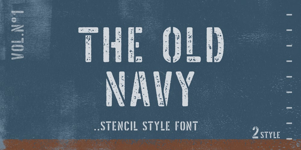 The Old Navy font
