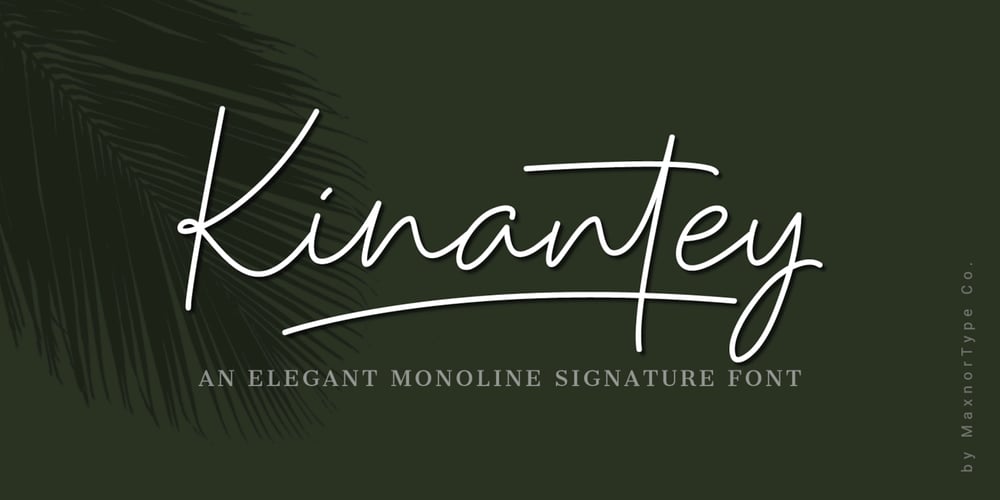 Kinantey font