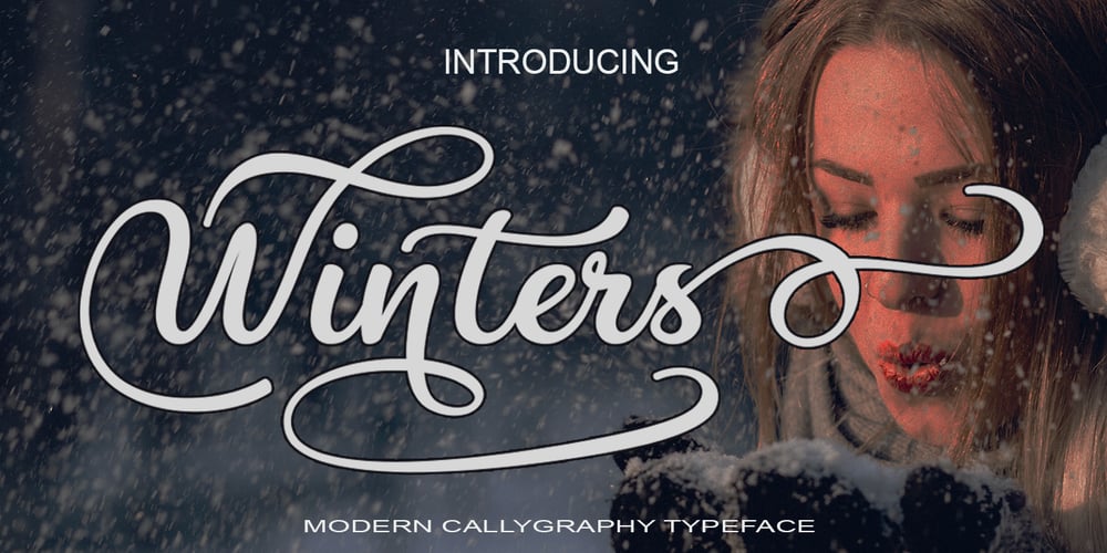 Winters font