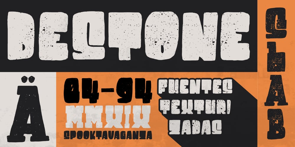 Destone font