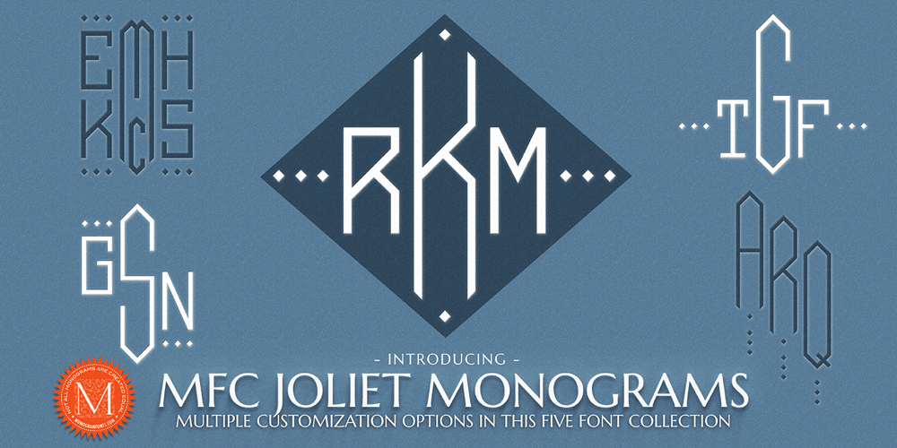 MFC Joliet Monogram font