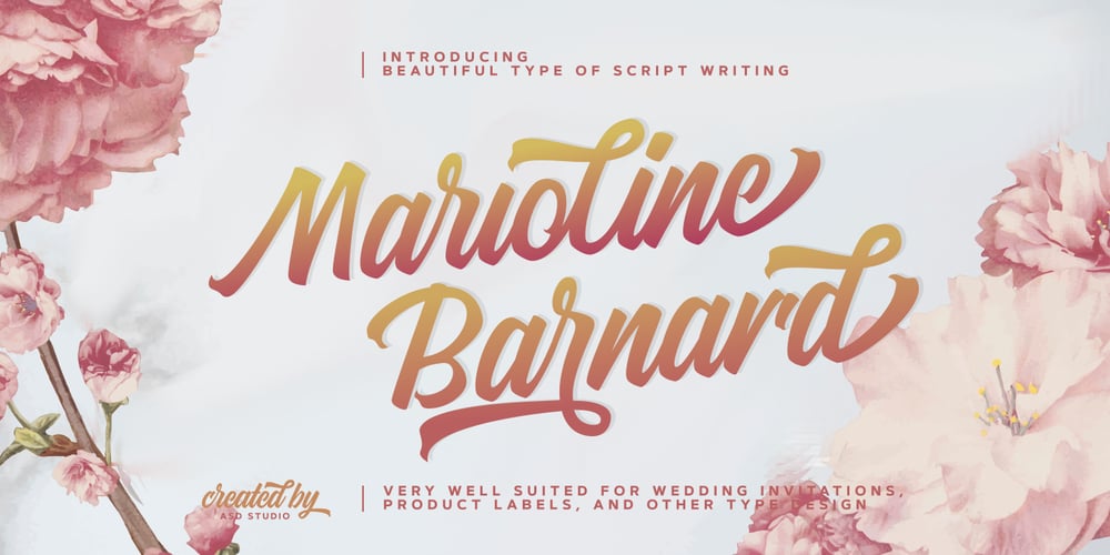 Marioline Barnard font